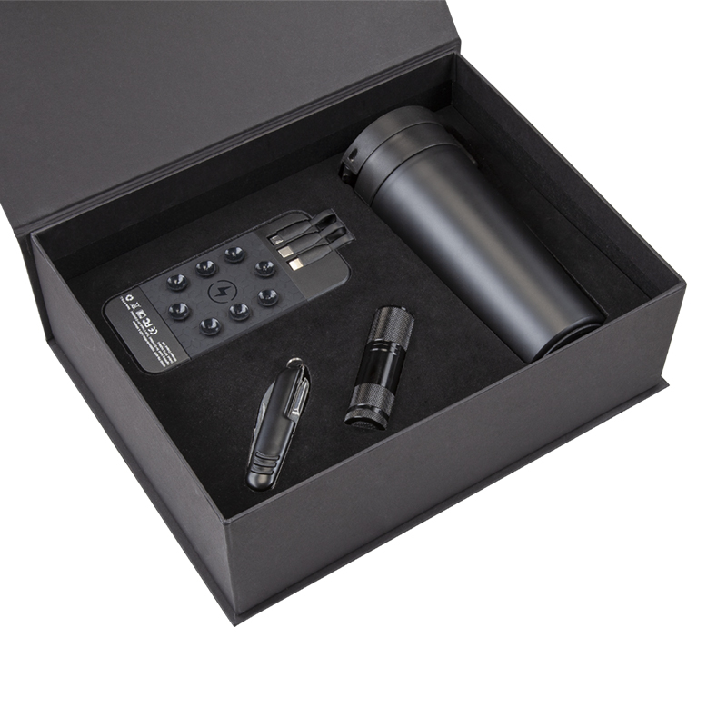 Promosyon Çakı & Fener & Powerbank & Termos Set